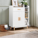 Woodland Home - Freestanding Wooden Bookcase with Adjustable Shelves and Drawer - Ideal Space Solution for Book Lovers and Home Organizers
