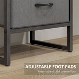 4-Tier Industrial Bookcase with Fabric Drawers - Rustic Brown Storage Shelf with Metal Frame for Versatility - Ideal for Living Room and Bedroom Organization