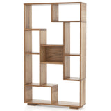 Tall 120cm Bookshelf - Home Office Black Bookcase with Anti-tipping Kits - Ideal for Organizing Books and Home Office Essentials