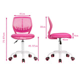 Blue Kids Height Adjustable Chair - Ergonomic Computer/Office Seating - Perfect for Growing Children's Comfort and Posture Support