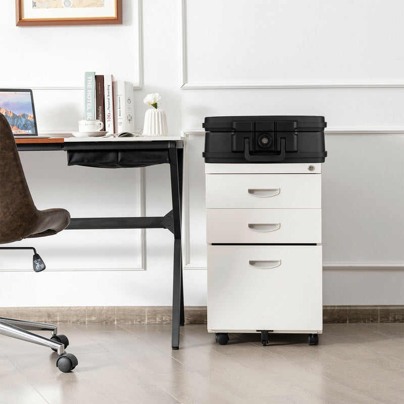Safe Chest by Fire & Water - Resistant Portable Lockable Storage Solution - Perfect for Protecting Valuables from Damage