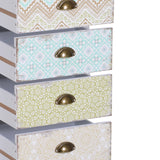 Storage Chest Organizer - Spacious 46Wx34Dx94H cm Cabinet, White Finish - Ideal for Home Decluttering and Organization