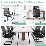Ergonomic Adjustable Mesh Chair - Mid-Back Office Furniture with Lumbar Support, Black - Ideal for Office & Home Use Providing Comfort and Posture Correction