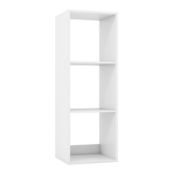 3-Cube Bookshelf Vertical Bookcase Open Storage Organizer-