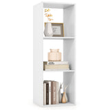 3-Cube Bookshelf Vertical Bookcase Open Storage Organizer-