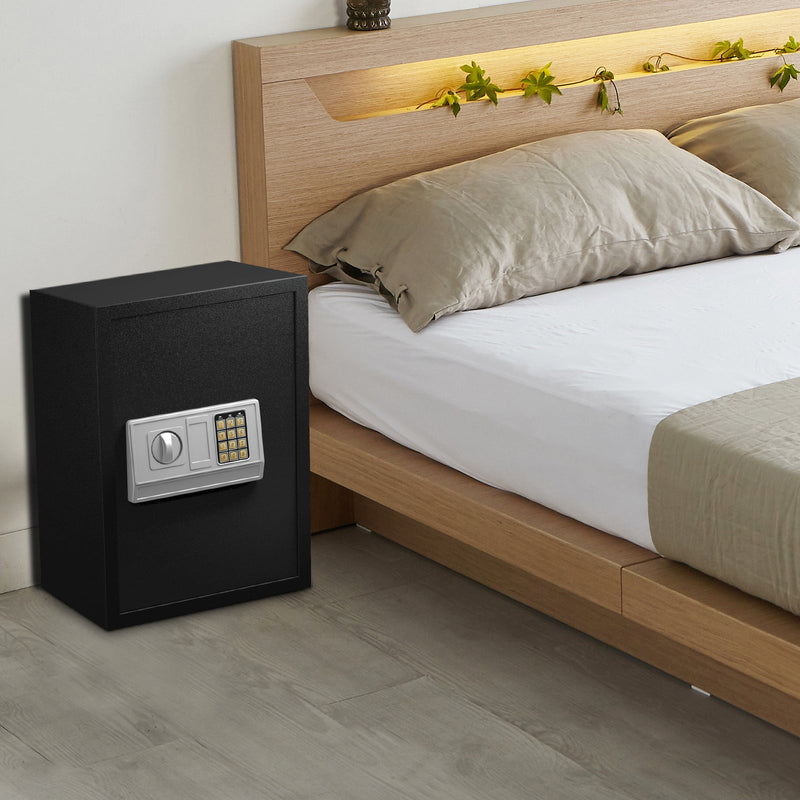 SafeBox Model XL48 - 48L Digital Electronic Safety Box with Keypad Lock - Ideal for Secure Storage of Valuables and Sensitive Items