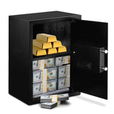 SafeBox Model XL48 - 48L Digital Electronic Safety Box with Keypad Lock - Ideal for Secure Storage of Valuables and Sensitive Items
