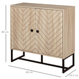 Modern Metal Frame Storage Cabinet - Adjustable Shelf with Handles and Tabletop - Stylish Organiser for Contemporary Home Decor