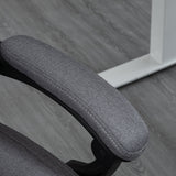 Ergonomic High Back Desk Chair with Headrest and Footrest - Executive Recliner Office Chair, Dark Grey - Ideal for Comfortable Working and Relaxation