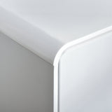 Bedside Storage Cabinet with Drawer and Doors - Modern Organizer for Bedroom and Living Room - Sleek Space-Saving Design for Home Essentials