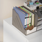 Steel Mobile 3-Drawer File Cabinet with Lock and Pencil Tray - Adjustable Hanging Bar for A4 and Letter Size, Versatile Office Storage Solution - Secure Document Organizer for Professionals and Home Offices