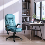 Heated Massage Recliner Chair with Velvet Fabric - 6-Point Vibrating Office Chair, 360° Swivel Base, Plush Comfort - Ideal for Soothing Relaxation & Stress Relief in Workplace or Home