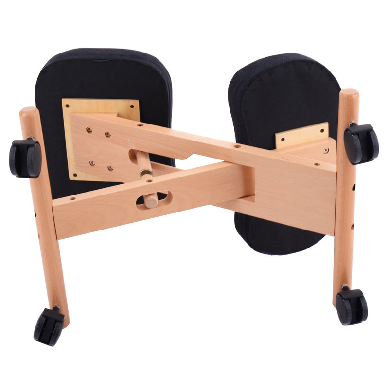 Wooden Orthopaedic Kneeling Stool with Ergonomic Posture Frame in Beige - Ideal for Improving Posture and Easing Back Pain