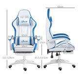 Racing Gaming Chair Model X150 - Ergonomic Reclining PU Leather Chair with Swivel, Footrest, and Lumbar Support - Ideal for Gamers and Home Office Comfort