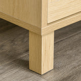 3-Drawer Organizer - Wooden Freestanding Storage Unit with Spacious Cabinets - Ideal for Home Decluttering & Organization