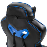 Ergonomic Adjustable Gaming Chair with Retractable Footrest - Racing Style Office Desk Chair with Headrest and Lumbar Support, Rolling Recliner - Comfortable Seating for Gamers and Desk Work