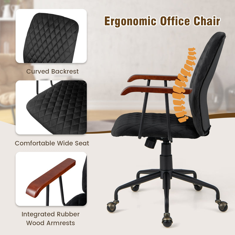 Velvet-Adorned Rocking Chair - Adjustable, Leisure Seat with Padding in Elegant Grey - Ideal for Relaxation and Comfort Seekers