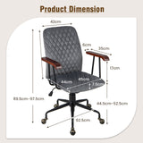 Velvet-Adorned Rocking Chair - Adjustable, Leisure Seat with Padding in Elegant Grey - Ideal for Relaxation and Comfort Seekers