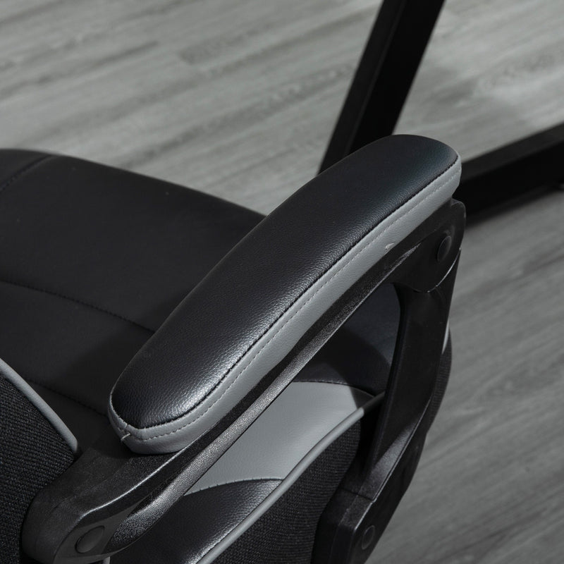 Ergonomic Racing Gaming Chair - Adjustable Height, Recliner, Wheels, Lumbar Support, Retractable Footrest - Ideal for Home Office Comfort and Long Gaming Sessions