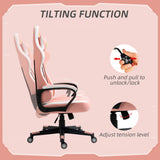 Ergonomic Racing-Style Gaming Chair - Lumbar Support, Headrest, Swivel Wheels, PVC Leather - Comfortable Home Office Seating for Gamers & Remote Workers