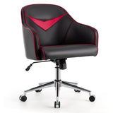 Blue Upholstered Gaming Chair with Adjustable Feature - Comfortable Gaming and Accent Chair with Height Adjustability - Perfect for Gamers in Need of Flexible Seating Options