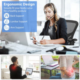 Mesh Drafting Chair with Adjustable Footrest-