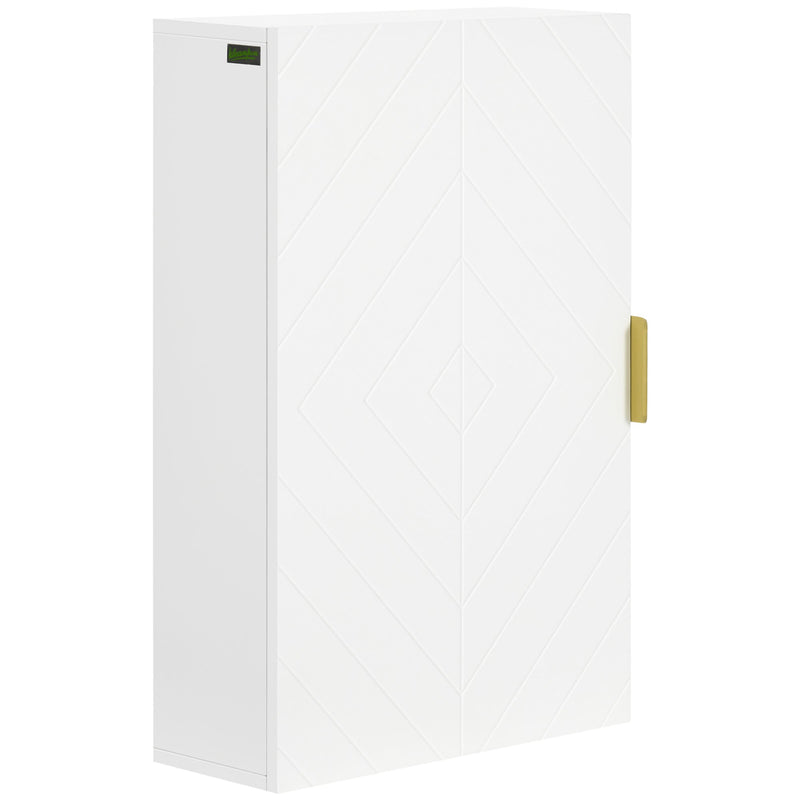 Over Toilet Wall-Mounted Cabinet - Versatile Bathroom Storage with Adjustable Shelves - Ideal for Hallways and Living Rooms