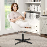 Criss Cross Chair Swivel with Adjustable Height and Rocking Function-
