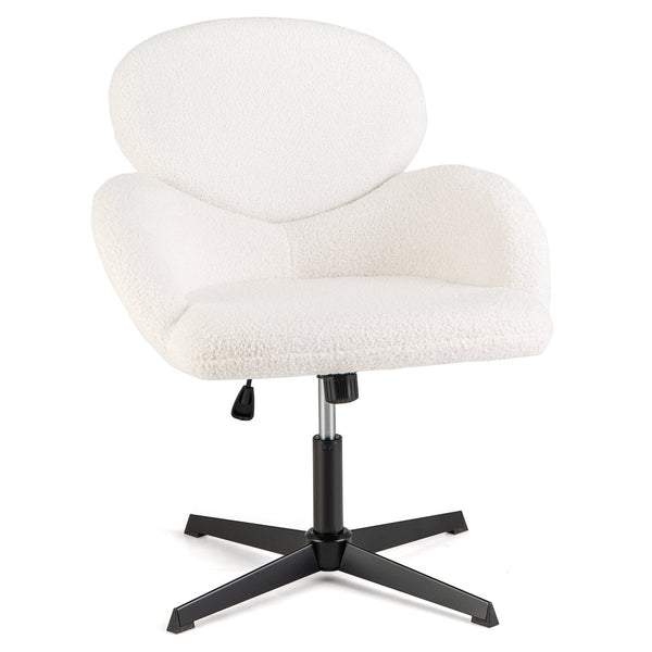 Criss Cross Chair Swivel with Adjustable Height and Rocking Function-