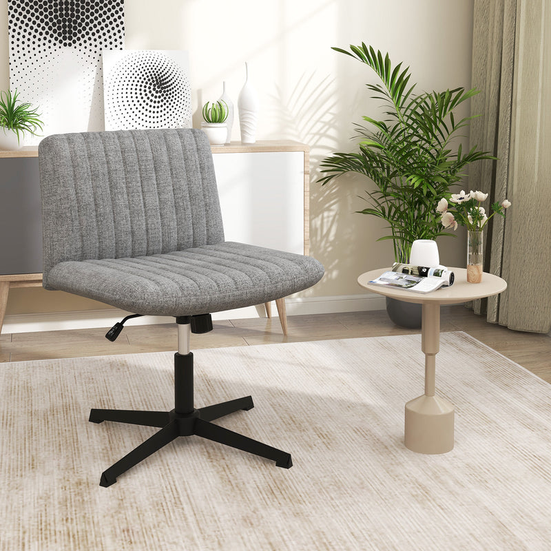 Criss Cross Legged Chair No Wheels 120° Rocking Adjustable Height-