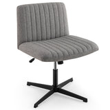 Criss Cross Legged Chair No Wheels 120° Rocking Adjustable Height-