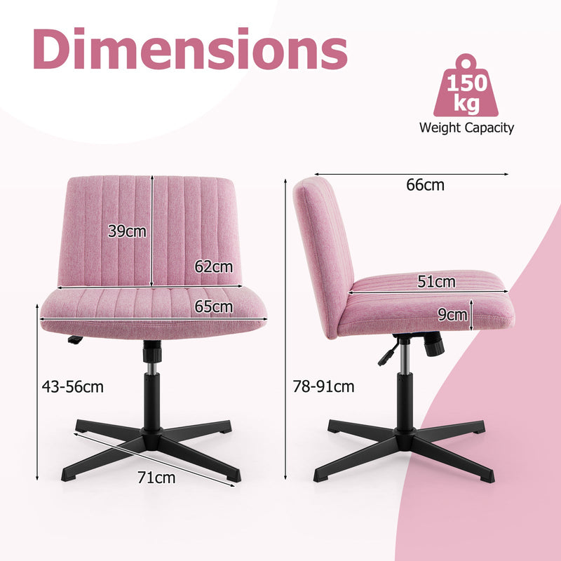 Criss Cross Legged Chair No Wheels 120° Rocking Adjustable Height-