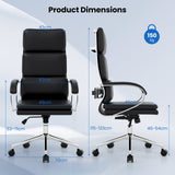 Ergonomic Leather Office Chair Executive Chair with Rocking Function-