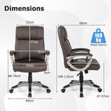Ergonomic Office Chair Model X1 - Flip-Up Armrests, Rocking Function Features - Ideal for Long Hours of Work or Study