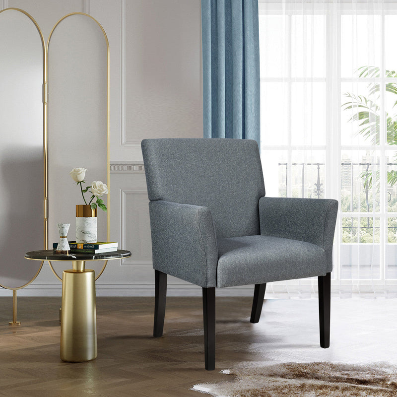 Executive Series - Beige Guest Chair for Office or Dining Room - Ideal for Hosting Clients and Dinner Parties