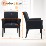 Executive Series - Beige Guest Chair for Office or Dining Room - Ideal for Hosting Clients and Dinner Parties