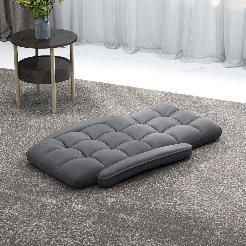 Floor Gaming Chair for Adults with Back Support and Adjustable 6-Position-