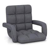 Floor Gaming Chair for Adults with Back Support and Adjustable 6-Position-