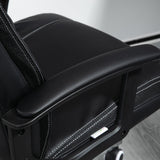 High-Back Vibrating Massage Office Chair - Tilt Function, Adjustable Height, Remote Control - Comfort Seating for Long Work Hours