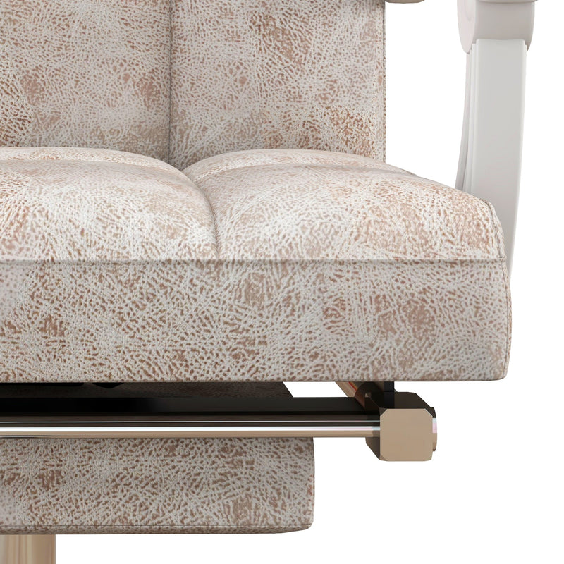 Executive Vibration Massage Office Chair - Microfibre Upholstery with 135° Reclining Back and Armrests - Comfortable Workday Relief for Professionals