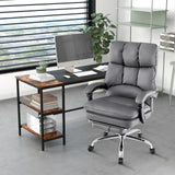 Ergonomic Adjustable Chair - High Back Rolling Computer Chair with Retractable Footrest - Ideal for Extended Desk Work or Gaming Sessions