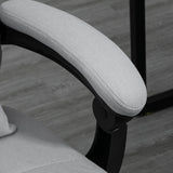 Ergonomic Reclining Chair with Vibration Massage and Heat - Microfiber Office Chair, Built-In Footrest, Adjustable Lumbar Pillow, Armrests - Ideal for Enhanced Comfort during Long Work Sessions
