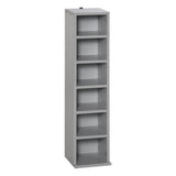 204 CD Media Storage Towers - Dual Set Adjustable Shelf DVD Blu-Ray Bookcase Organizer - Space-Saving Display Rack for Movie Enthusiasts