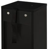 204 CD Tower Rack - Blu-Ray/DVD Media Storage Shelf with Adjustable Shelves - Organiser Set for Bookcase Display, Black