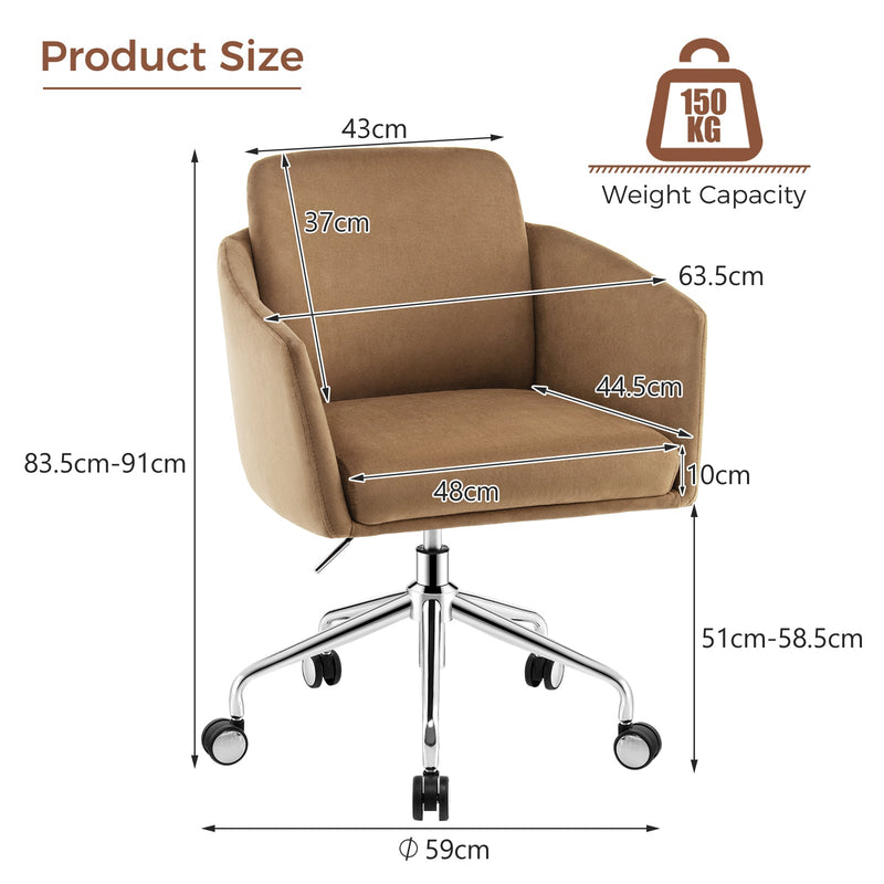 Office Furniture Express - Black Home Office Chair with Sturdy Metal Base - Ideal Solution for Comfortable and Durable Work Seating Options