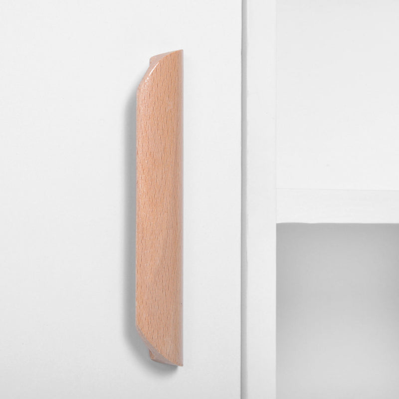 Modern White Sideboard Bookshelf - Free Standing Wooden Bookcase with Storage Shelves and Cabinets - Elegant Display Unit with Dual Doors for Living Room or Office Organization