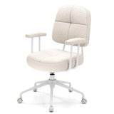 Home Office Chair with Cushioned Back and Rocking Function-