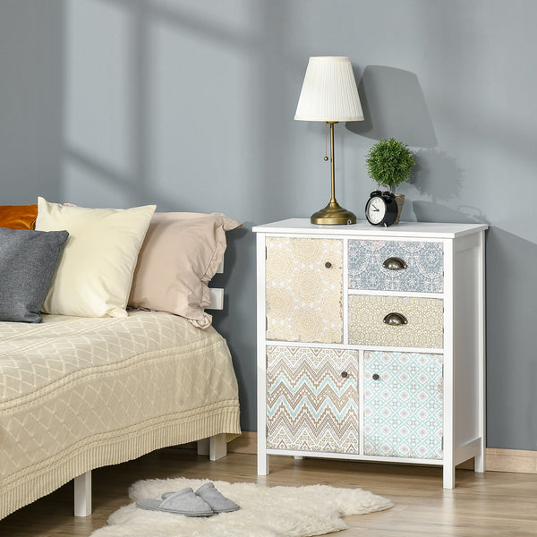 Multi-Purpose Shabby Chic Storage Chest - Drawer Table Sideboard for Entryway, Living Room, Bedroom - Elegant Organizer for Home Essentials