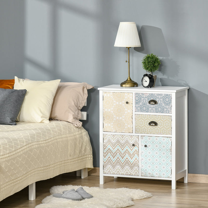 Multi-Purpose Shabby Chic Storage Chest - Drawer Table Sideboard for Entryway, Living Room, Bedroom - Elegant Organizer for Home Essentials