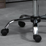 Mesh Office Chair with Adjustable Height - Armless Swivel Desk Chair with Wheels - Ideal for Study & Work Comfort, Beige